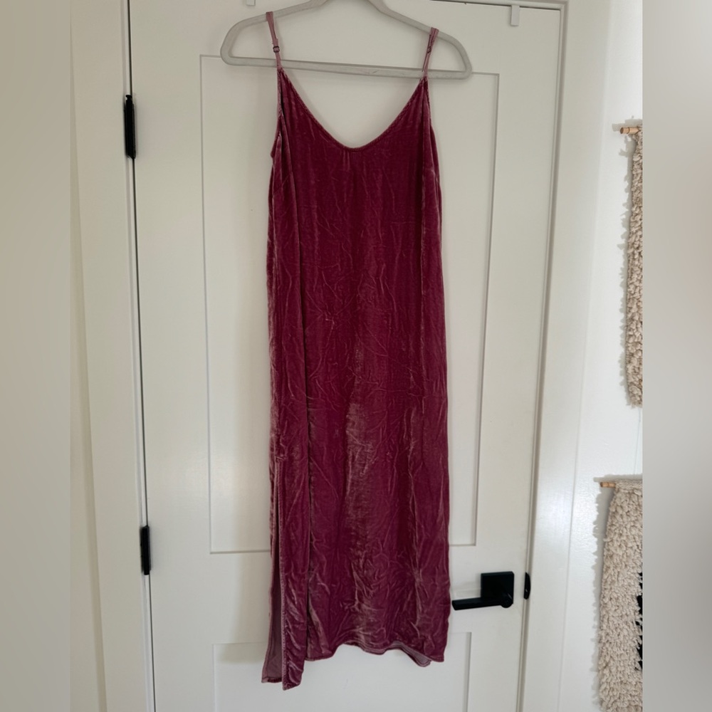 Velvet Slip Dress
